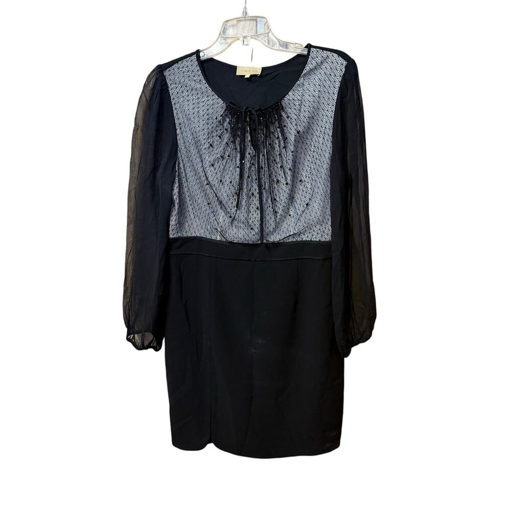 PORTS Collection 1961 luxury lbd elegant beaded bubble sleeve cocktail dress